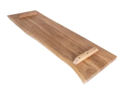 Discount SAM Holzplatte Arya mit Echter Baumkante Einseitig 100 x 30 cm Akazienholz Natur