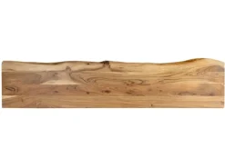 SAM Holzplatte Arya mit Echter Baumkante Einseitig 120 x 30 cm Akazienholz Natur