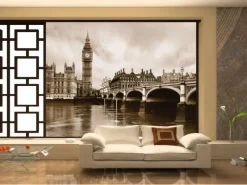 Sanders & Sanders Fototapete London Beige 360 x 254 cm 600379