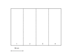 Sanders & Sanders Fototapete Bewaldete Landschaft Grün 360 x 270 cm 600417
