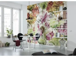 Outlet Sanders & Sanders Fototapete Lotus Grün und Rosa 368 x 248 cm 612329