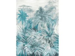 Best Sanders & Sanders Fototapete Dschungelmuster Grünblau 53 cm x 2,8 m 640279