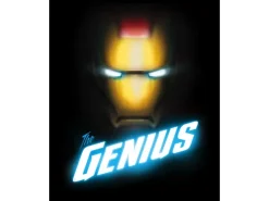 Clearance Sanders & Sanders Poster Die Rächer Schwarz Gelb Blau und Rot 40 x 50 cm 612154