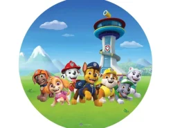 Sanders & Sanders Selbstklebende Runde Tapete Paw Patrol Blau und Grün Ø 70 cm 601292