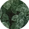 Sanders & Sanders Selbstklebende Runde Tapete Blätter Grün Ø 125 cm 611731