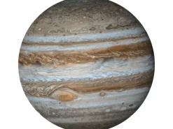 Discount Sanders & Sanders Selbstklebende Runde Tapete Jupiter Beige und Grau Ø 125 cm 611760