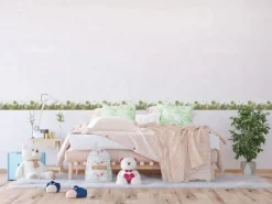 Sanders & Sanders Selbstklebende Tapetenbordüre Dschungeltiere Grün 9.7 x 500 cm 601305