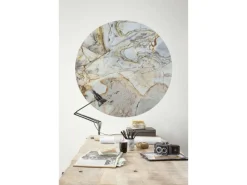 Discount Sanders & Sanders Selbstklebende Runde Tapete Marmor Multicolor Ø 125 cm 611765