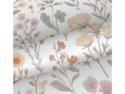 Sanders & Sanders Tapete Feldblumen Helllila Terrakotta Gelb Und Grün 50 X 900 Cm 935383