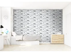 Online Sanders & Sanders Tapete Rennwagen Schwarz Weiß 50 X 900 Cm 935360