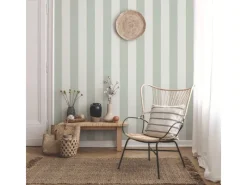 Sanders & Sanders Tapete Streifen und Beige 53 cm x 10.05 m