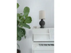 Clearance Sanders & Sanders Tapete Streifenmuster Grau 50 x 900 cm Blau