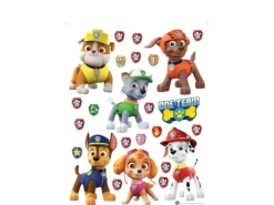 Sanders & Sanders Wandtattoo Paw Patrol Rot Gelb und Grün 65 x 85 cm 600176
