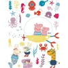 Clearance Sanders & Sanders Wandtattoo Peppa Wutz Multicolor 85 x 65 cm 601360