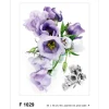 Sanders & Sanders Wandtattoo Blumen Lila 65 x 85 cm 600265