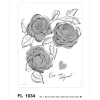 Sanders & Sanders Wandtattoo Blumen Grau und Weiß 65 x 85 cm 600299