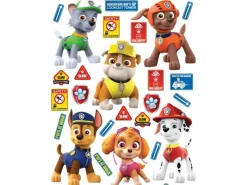 Online Sanders & Sanders Wandtattoo Paw Patrol Rot Gelb und Grün 65 x 85 cm 600177
