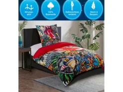 Outlet Sanilo Bettwäsche 2-teilig Graffiti