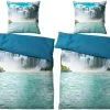 Sanilo Bettwäsche 4-teilig Wasserfall