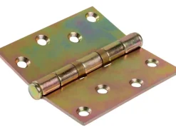 Scharnier mit losem Stift Gelb Verzinkt 90 mm x 90 mm