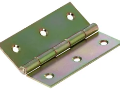 Scharnier Schmal Gelb Verzinkt 60 mm x 34 mm