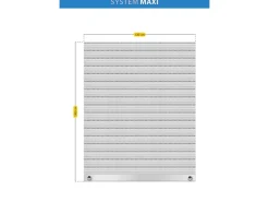 Clearance Schellenberg Rollladenpanzer Maxi PVC 140 cm x 120 cm Grau