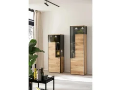 Schöner Wohnen Kollektion Schöner Wohnen Aluminium-Vorhangschienenset Emilia 1-läufig 160 cm Schwarz-Matt