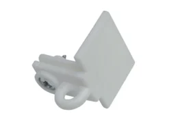 Schöner Wohnen Kollektion Schöner Wohnen Endkappe für Alu-Vorhangschiene Emilia 2 Stück Weiß