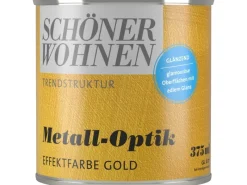 Clearance SCHÖNER WOHNEN-Farbe Schöner Wohnen Metall-Optik glänzend 375 ml Gold