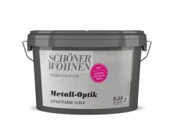 SCHÖNER WOHNEN-Farbe Schöner Wohnen Metall-Optik matt 1 l Silber