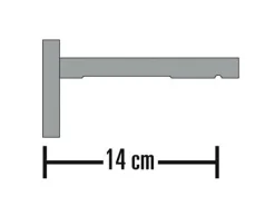 Schöner Wohnen Kollektion Schöner Wohnen Spezialträger für Gardinenstange Matteo