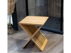 Online Schulte Badhocker Klappbar Bambus FSC®