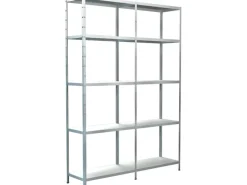 Schulte Set 1 Steckregal und 1 Anbauregal 200 cm x 140 cm x 35 cm