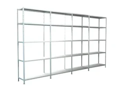 SCHULTE Regalwelt Schulte Steck-Grund- und 3 x Anbauregale 200 cm x 380 cm x 35 cm