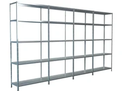 Online SCHULTE Regalwelt Schulte Steck-Grund- und 3 x Anbauregale 200 cm x 400 cm x 35 cm Verzinkt