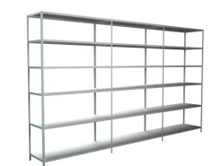 Clearance SCHULTE Regalwelt Schulte Steck-Grund-/Anbauregale 230 cm x 360 cm x 35 cm Weiß