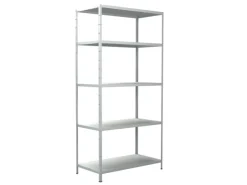 Online SCHULTE Regalwelt Schulte Steck-Grundregal 200 cm x 100 cm x 50 cm Weiß