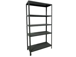 Clearance SCHULTE Regalwelt Schulte Steck-Grundregal 190 cm x 100 cm x 40 cm Grau-Grün