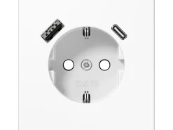 Outlet Jung Schutzkontakt-Steckdose mit USB