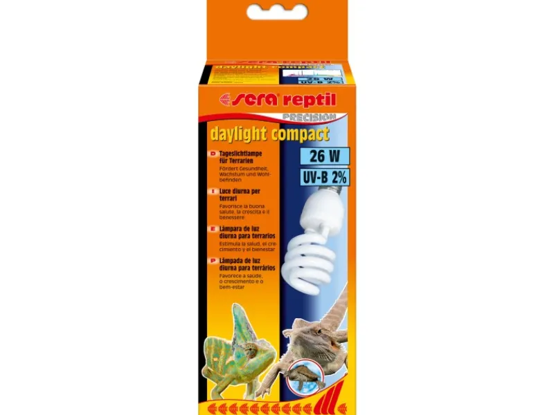 Sale Sera Terrarium Tageslichtlampe Reptil Daylight Compact 26 W