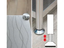 shelfr Schwerlast Edelstahl Regal mit 5 Ebenen 61 x 36 x 145 cm bis 60kg