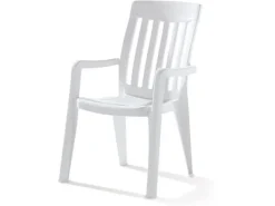 Sieger Stapelsessel Palma Weiß 65 cm x 59 cm x 92 cm