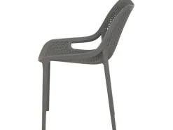 Online Siena Garden District Stapelsessel 50 cm x 60 cm x 81 cm Grau