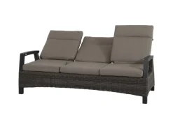 Siena Garden 3er Sofa Corido Charcoalgrey 87 cm x 206 cm x 103cm