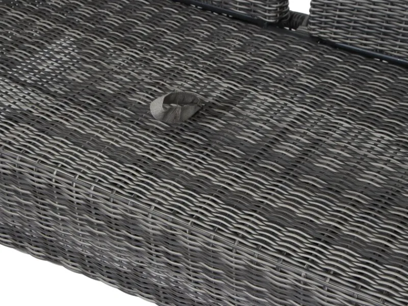 Siena Garden 3er Sofa Corido Charcoalgrey 87 cm x 206 cm x 103cm