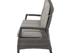 Siena Garden 3er Sofa Corido Charcoalgrey 87 cm x 206 cm x 103cm