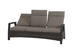 Siena Garden 3er Sofa Corido Charcoalgrey 87 cm x 206 cm x 103cm