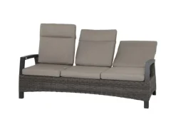 Siena Garden 3er Sofa Corido Charcoalgrey 87 cm x 206 cm x 103cm