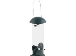Clearance Siena Garden Futterspender Feeder Basic Kunststoff Grün Ø 13,4 cm x 24 cm