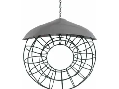 Siena Garden Futterspender Meisenknödelring Stahl 23,5 cm x 8,2 cm x 24 cm